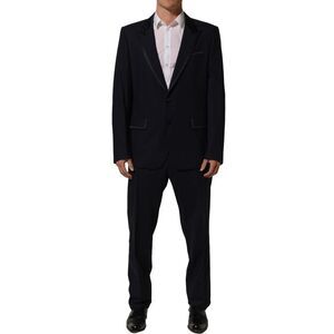 Dolce & Gabbana Dark Blue Single Breasted 2 Piece Men Men's Suit
